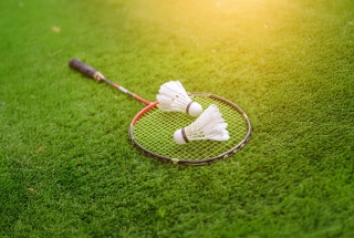 Badminton court at Godrej Aveline Yelahanka Bangalore