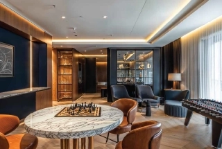 Indoor games area at Godrej Aveline Yelahanka Bangalore